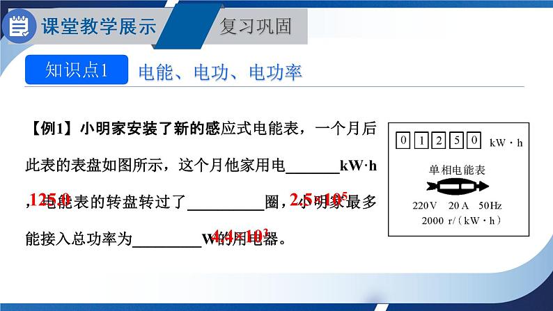 人教版物理初中九年级下册全册 第十八章 电功率 本章复习和总结 PPT课件03