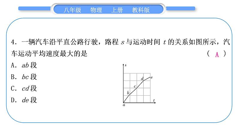 教科版九年级物理上第七章期末复习专题 专题二 坐标图像题 习题课件第5页
