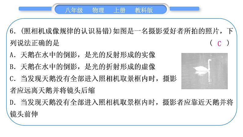 教科版九年级物理上第七章期末复习专题 专题一 易错题 习题课件第7页