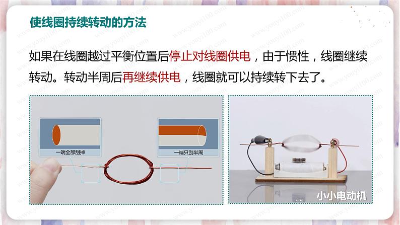 北师大版物理9年级 14.6直流电动机 PPT课件+教案07