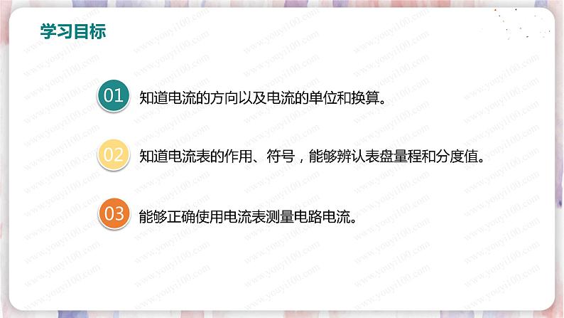 北师大版物理9年级 11.4电流 PPT课件+教案03