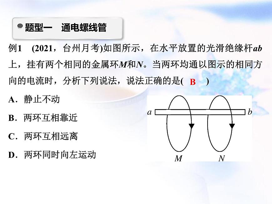 中考物理復(fù)習(xí)微專題23導(dǎo)線磁場(chǎng)與地磁場(chǎng)精講課件第2頁