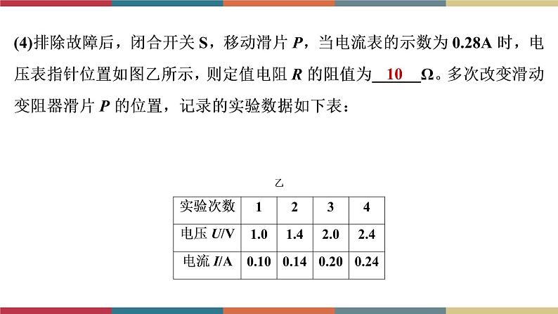 备战2023 中考物理一轮复习 第1编 第4主题 第14讲 第2课时 欧姆定律的相关实验 课件07