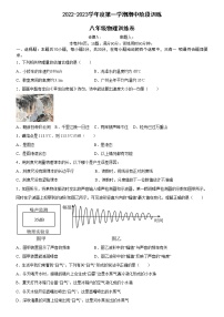 广东省广州市广州外国语学校2022-2023学年八年级上学期期中考试物理试题(含答案)