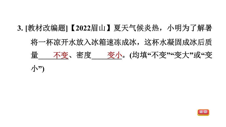 中考物理复习第5课时质量与密度课后练课件第6页