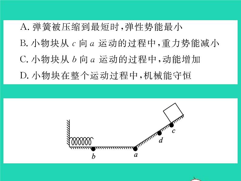 2022八年级物理全册第十章机械与人第六节合理利用机械能第2课时动能和势能的相互转化习题课件新版沪科版第7页