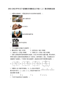 2021-2022学年辽宁省朝阳市朝阳县九年级(上)期末物理试卷(含答案解析)