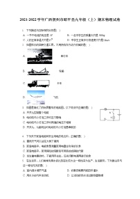 2021-2022学年广西贺州市昭平县九年级（上）期末物理试卷（含详细答案解析）