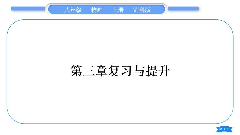 沪科版八年级物理上第三章声的世界复习与提升习题课件01