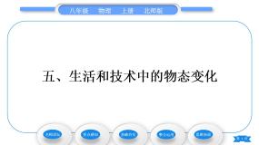 初中物理北师大版八年级上册五 生活和技术中的物态变化习题课件ppt