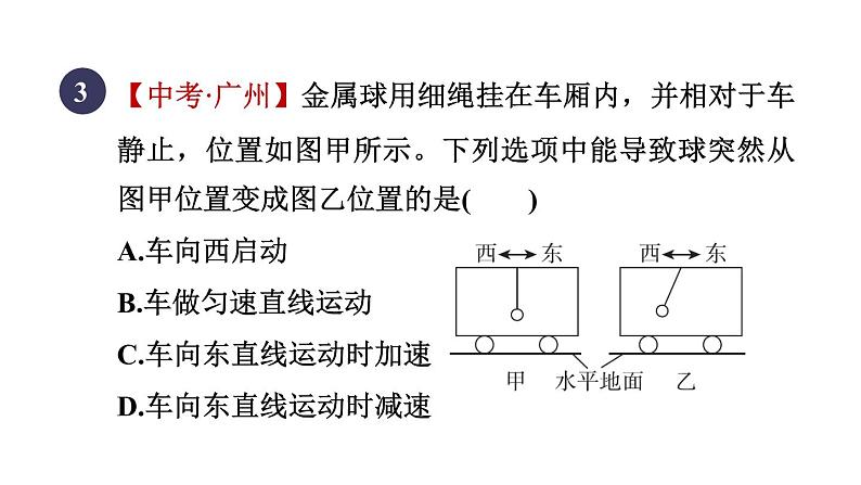 人教版八年级物理下册8-1-2目标二惯性现象课件第6页