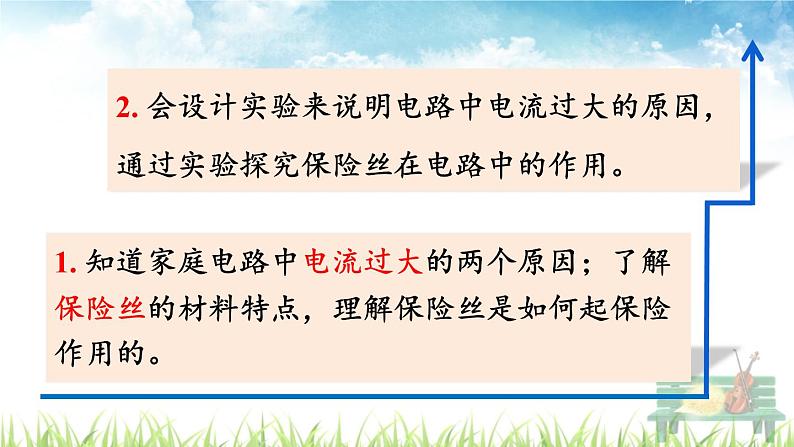新人教版初中九年级物理下册《第2节 家庭电路中电流过大的原因》课件03
