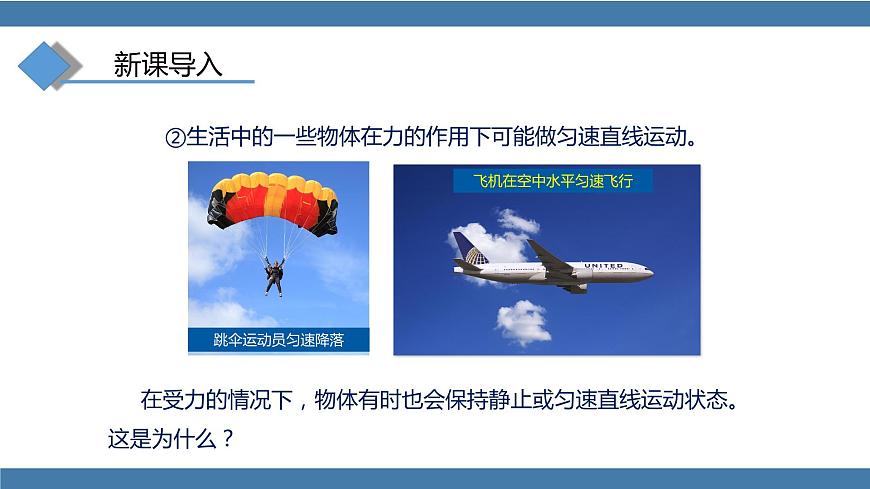 人教版八年級物理下冊課件 8.2 二力平衡第3頁