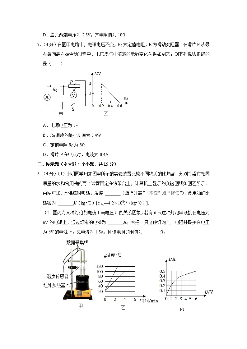 四川省资阳市安岳县2020-2021学年九年级上学期期末物理试题第3页