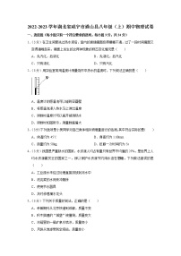 湖北省咸宁市通山县2022-2023学年八年级上学期期中物理试题
