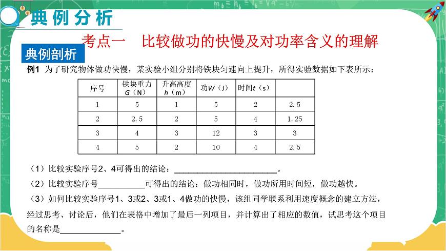 10.4.2 做功的快慢 第2課時（課件）第3頁