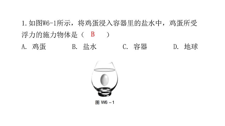 人教版八年級物理下冊微專題6浮力產(chǎn)生的根本原因課件第3頁