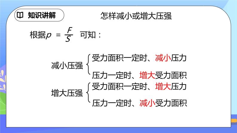 9.1《压强》第2课时ppt课件+教案+同步练习（含参考答案与解析）05