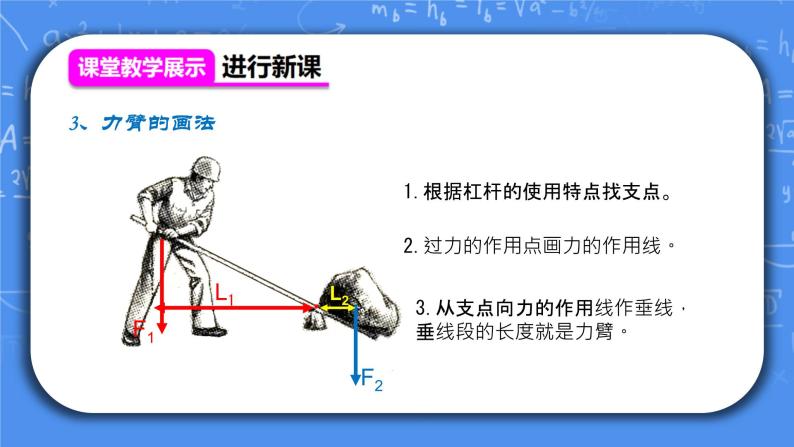 人教版物理8年级下册第十二章第一节《杠杆》课件+教案+同步练习05