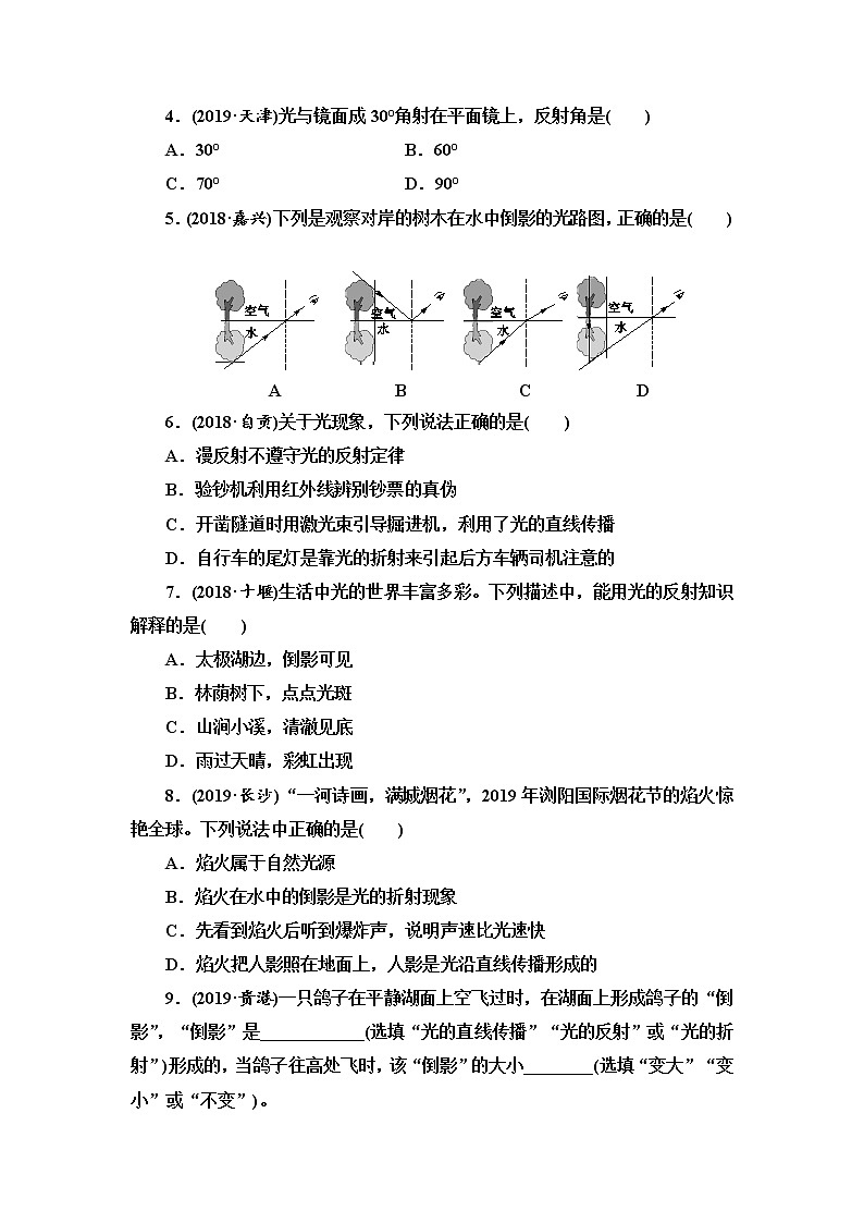初中物理中考复习 第2单元 第1课时 光现象第2页
