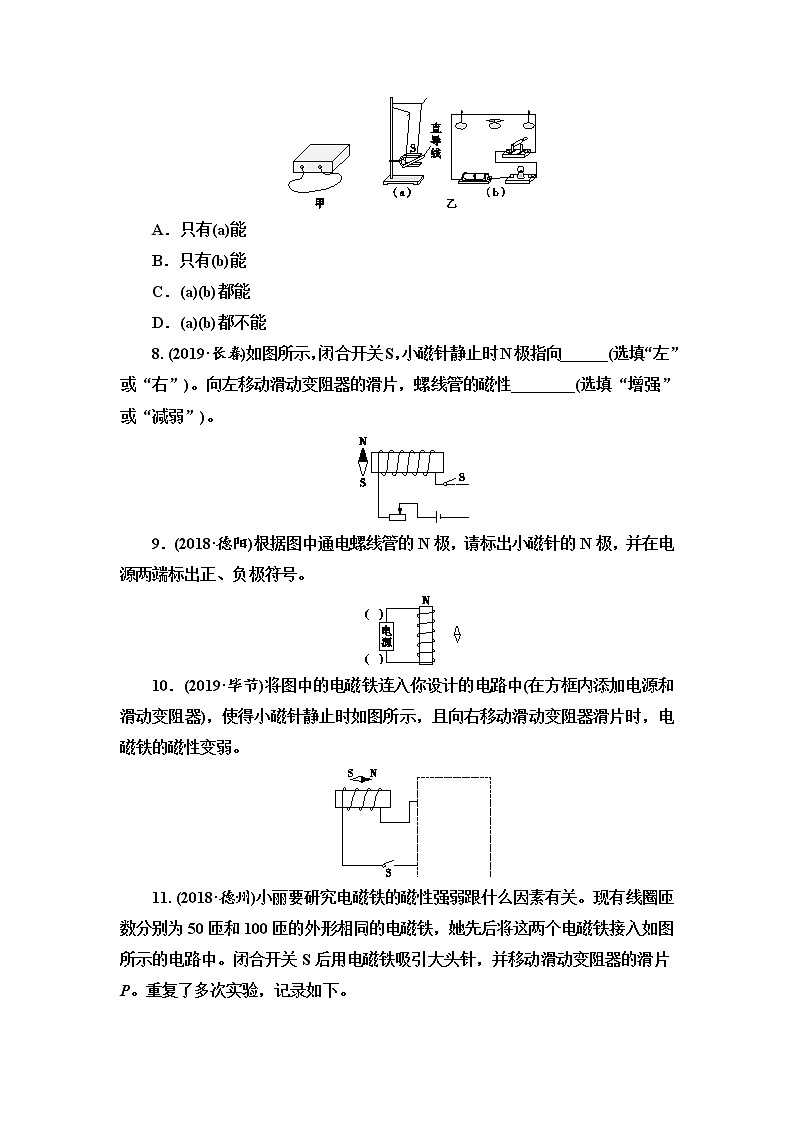 初中物理中考复习 第11单元 第1课时 磁现象 电流的磁场第3页