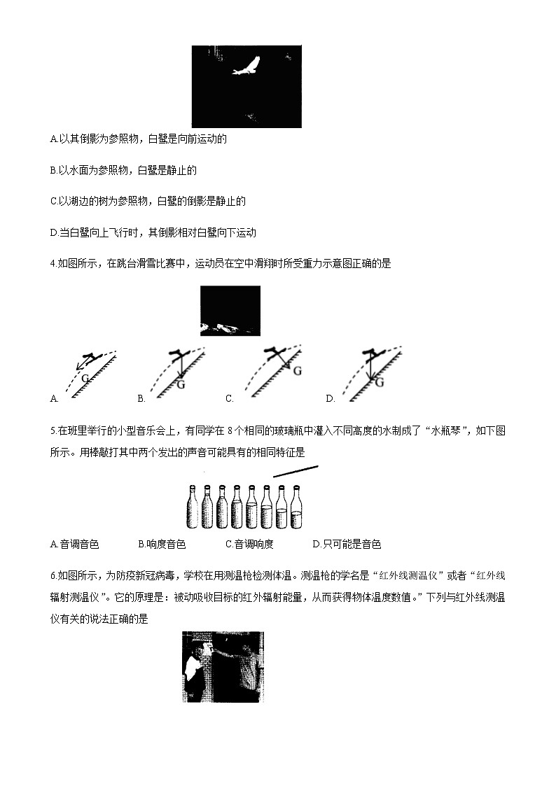 初中物理中考复习 湖南省益阳市2020年中考物理试题(word版,含答案)02
