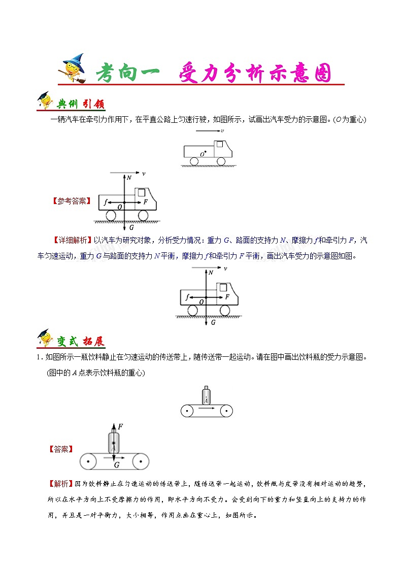 初中物理中考复习 考点20 力学作图-备战2019年中考物理考点一遍过 试卷03