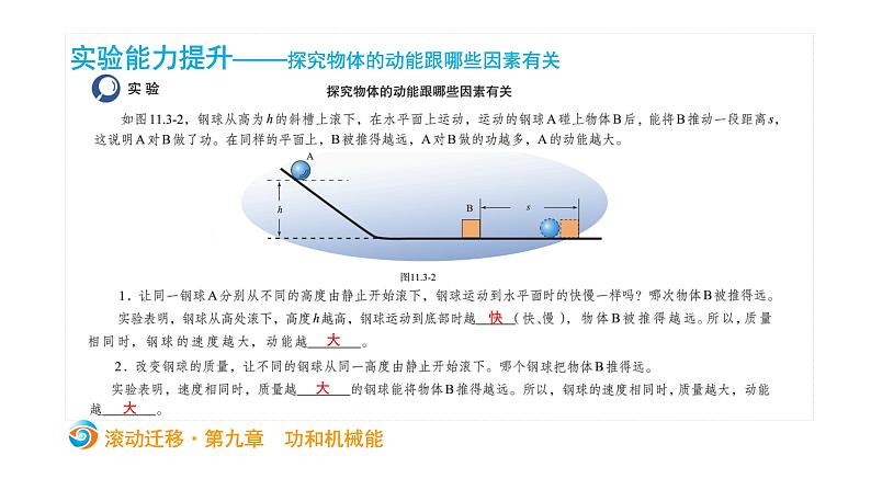 初中物理中考复习 中考物理大一轮滚动复习课件:第九章 功和机械能第7页