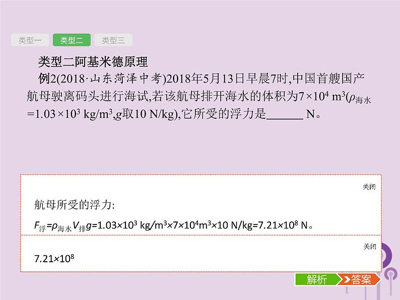 初中物理中考复习 课标通用中考物理总复习第一编知识方法固基专项突破2浮力的相关计算课件08