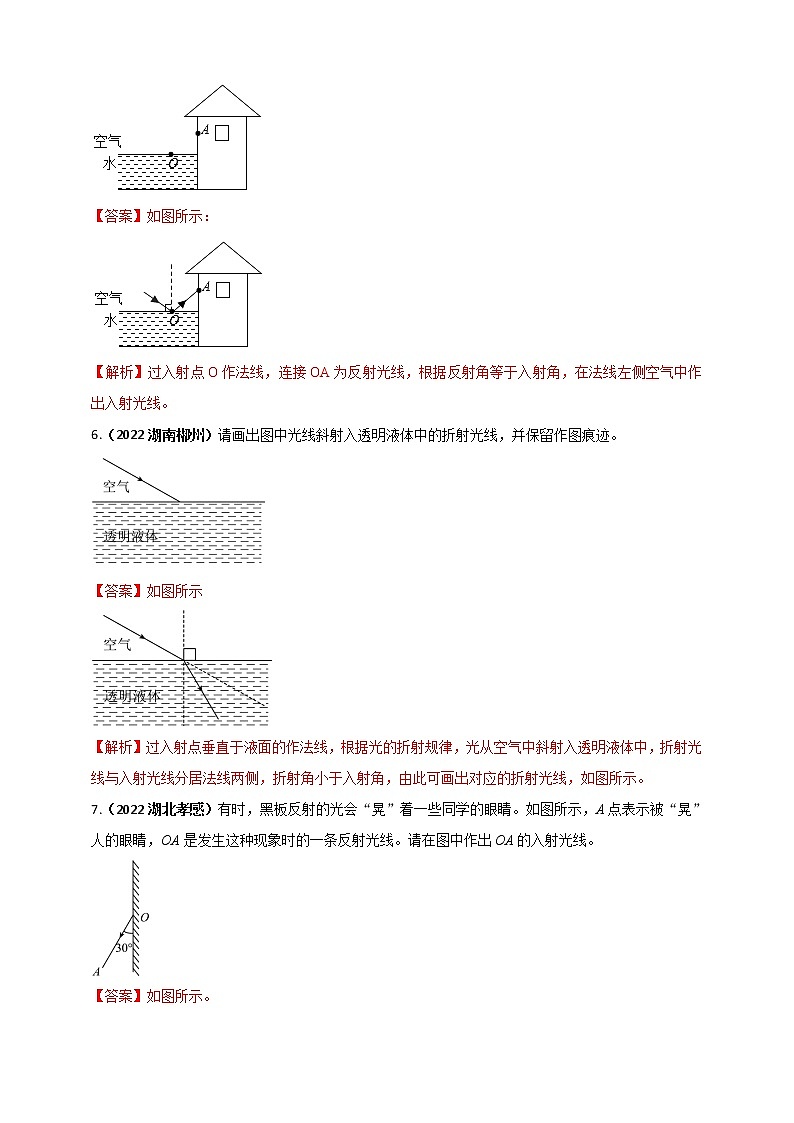 初中物理中考复习 专题24 光学做图重点问题(解析版)第3页