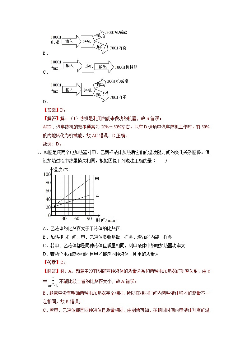 九年级物理学霸赛考卷01- 2022-2023 九年级全一册物理《压轴挑战》培优专题训练(人教版)02