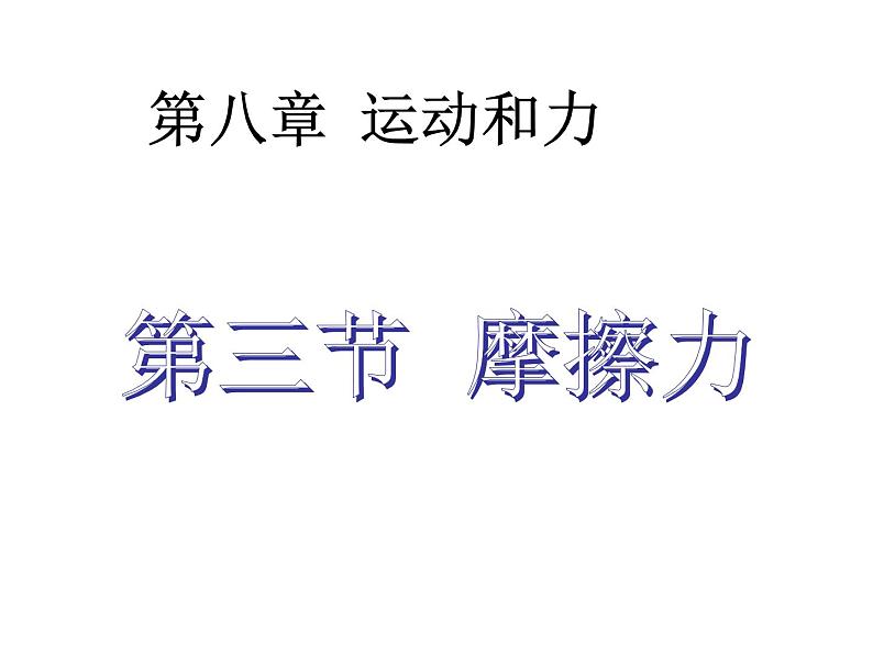 人教版八年级物理下册--8.3摩擦力(课件2)01