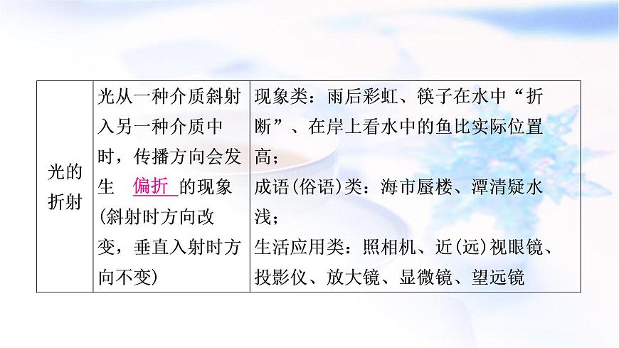 中考物理復(fù)習(xí)第2講光現(xiàn)象教學(xué)課件第8頁(yè)