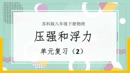 苏科版八下物理 第十章 压强和浮力——单元复习（第2课时）（课件+内嵌式实验视频）