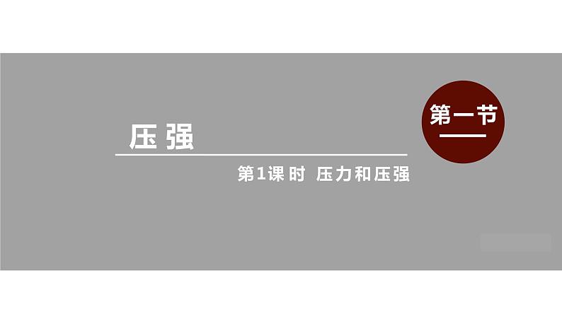 人教版八年级物理下册--9.1 压力和压强(精品课件)第1页