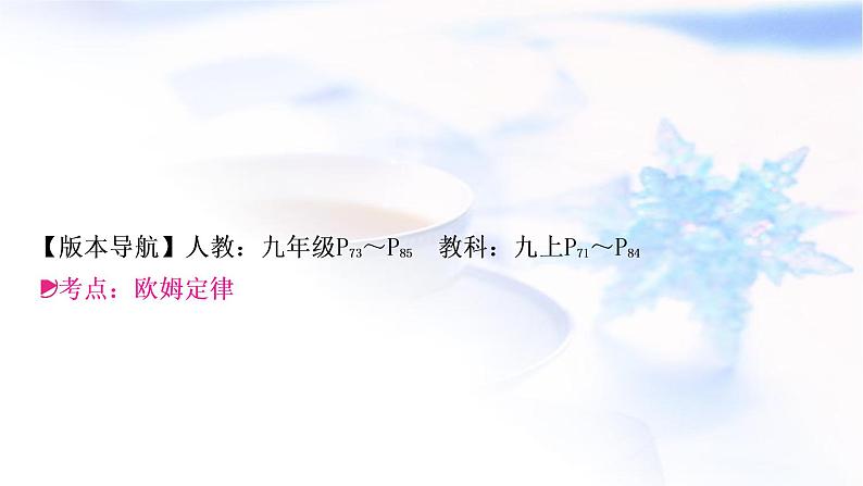 中考物理复习第1课时欧姆定律的计算教学课件第3页