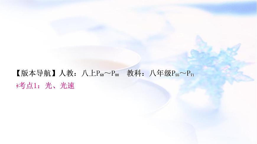 中考物理復(fù)習(xí)第2講光現(xiàn)象教學(xué)課件第3頁