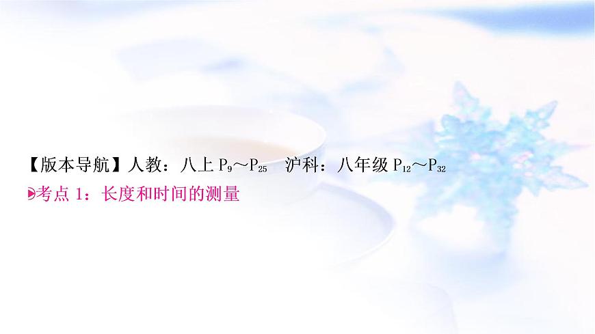 中考物理復(fù)習(xí)第6講機械運動教學(xué)課件第3頁