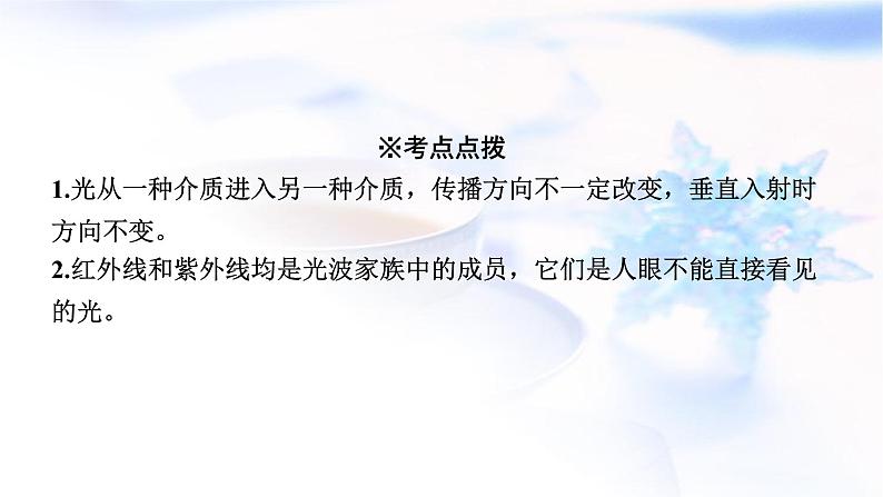 中考物理复习第3讲光的折射和色散透镜及其应用(第一课时)课件第6页