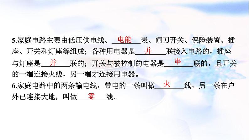 中考物理复习第20讲电与热安全用电课件PPT第6页