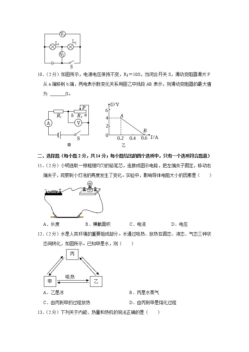 安徽省合肥市庐阳区2022-2023学年九年级上学期期末物理试题第3页