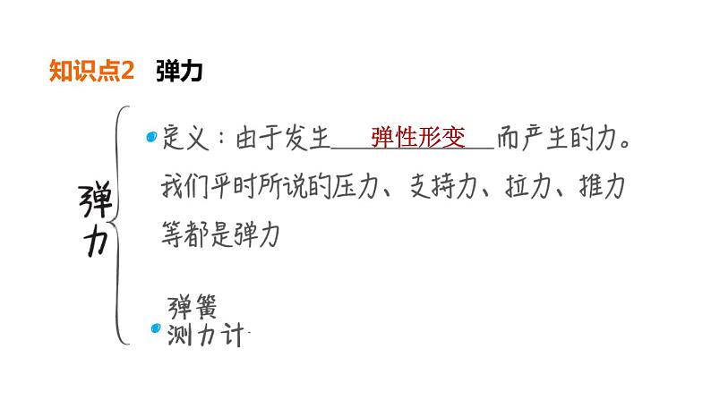 人教版中考物理一轮复习--第7课时 熟悉而陌生的力(课件)第8页