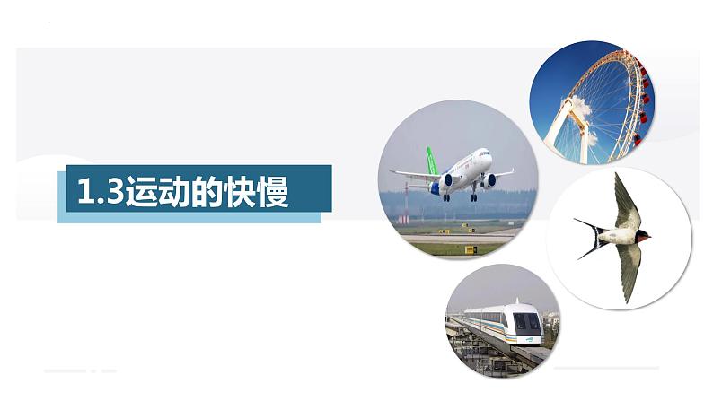 1.3运动的快慢 (课件)01