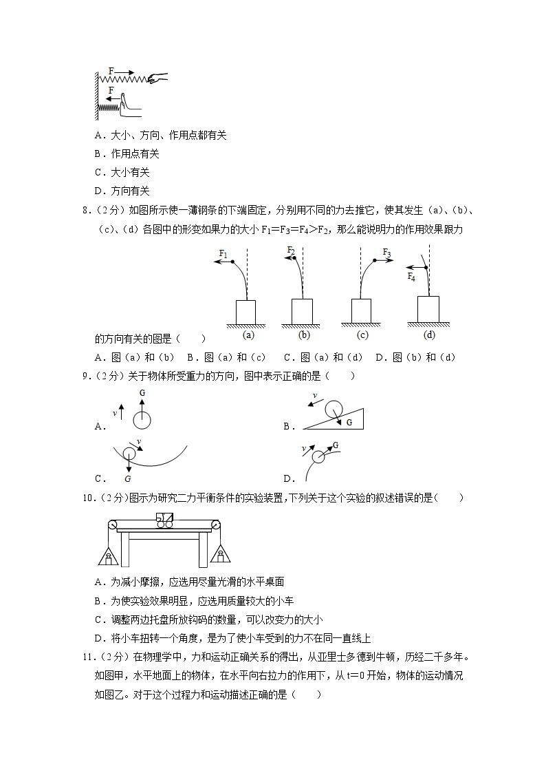 河南省许昌市东城区新时代精英学校2022-2023学年八年级下学期第一次月考物理试题02