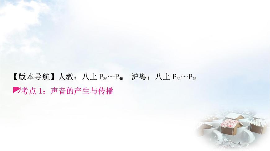 中考物理復(fù)習(xí)第1講聲現(xiàn)象教學(xué)課件第3頁(yè)