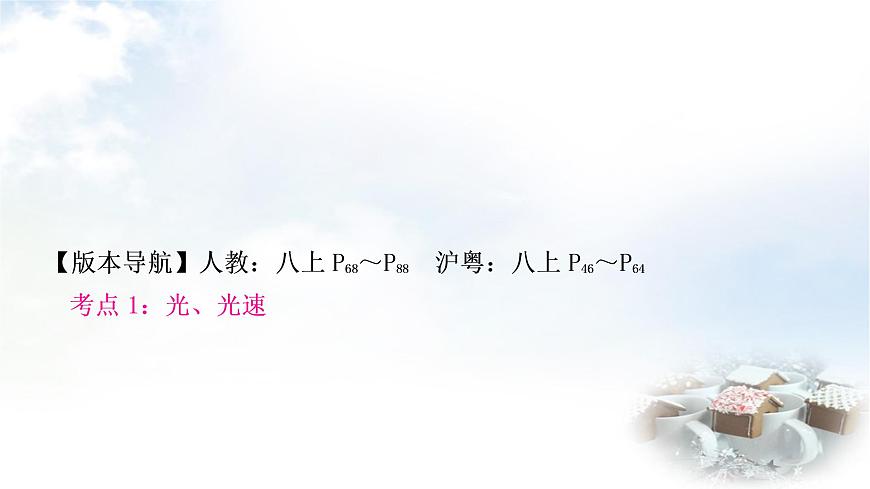 中考物理復(fù)習(xí)第2講光現(xiàn)象教學(xué)課件第3頁