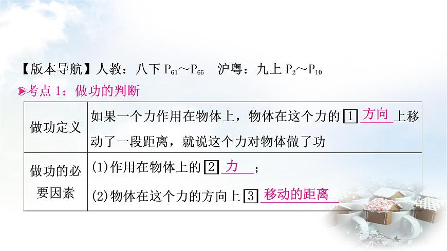 中考物理復(fù)習第11講功和機械能第1課時功和功率教學(xué)課件第3頁