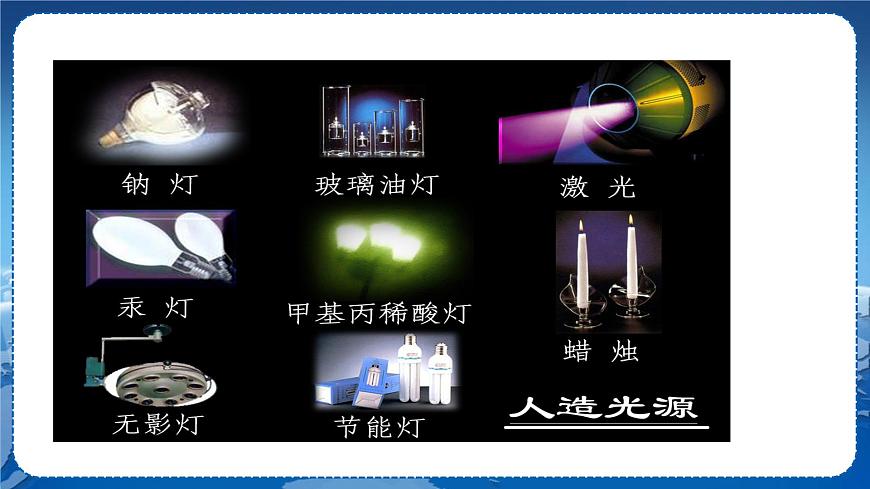 廣東教育上海科技版物理八年級上第三章光和眼睛第1節(jié)光世界巡行  教學(xué)課件第7頁