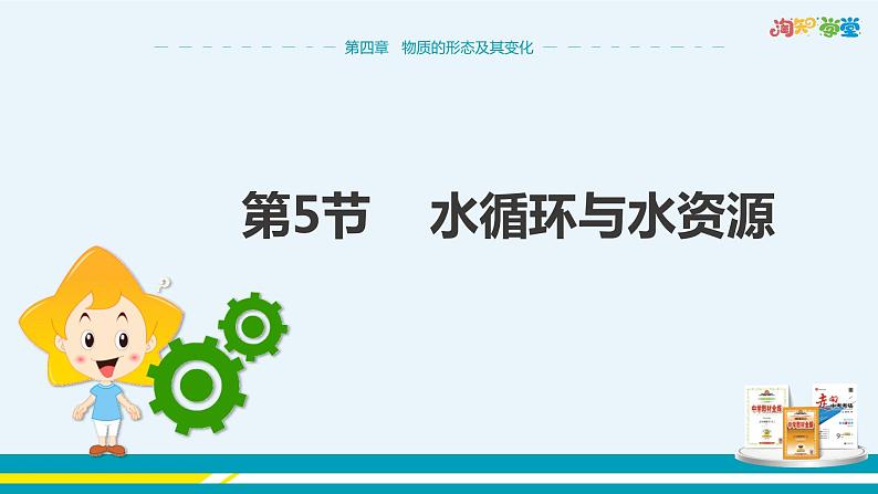 广东教育上海科技版物理八年级上第四章物质的形态及其变化第5节水循环与水资源 教学课件第1页