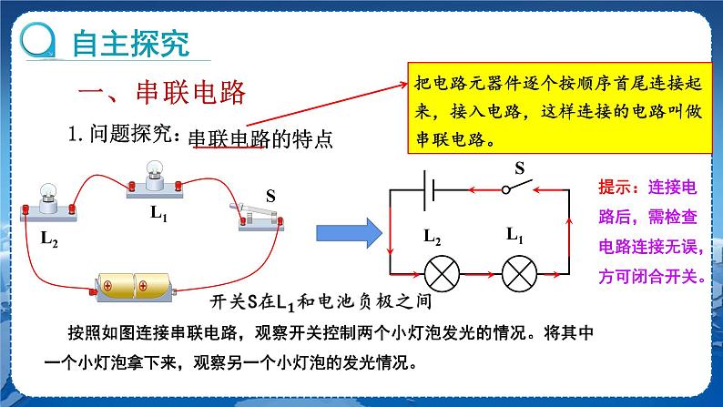 教科版物理九年级上 第三章认识电路3.电路的连接 教学课件第5页